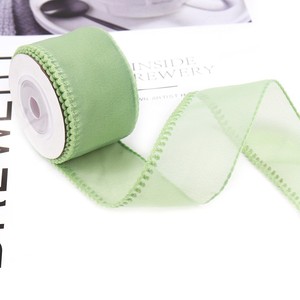 Nuevo Lazo de Organza con Borde Picot de 2.5cm <span class=keywords><strong>para</strong></span> Volantes de Tutú de Ballet, 10 Yardas/Rollo - Product Image 4