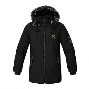 Premium Men's <b>Parka</b> <b>Jacket</b> Insulated Winter Coat <b>Waterproof</b> Hooded Outerwear Custom OEM ODM Manufacturing - Product Image 1