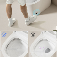 Nouveauté Toilettes électriques à ouverture automatique Toilettes intelligentes Bol de toilette intelligent Détecteur de contact au pied Chasse d'eau intelligente pour femmes Bidet