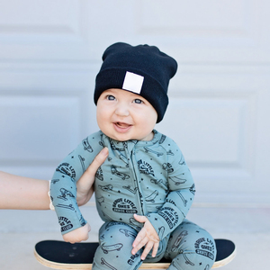 Bébé 3 <span class=keywords><strong>mois</strong></span> imprimé garçon combinaison pyjamas nouveau-né à manches longues barboteuse bambou dormeur bébé vêtements - Product Image 2