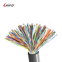 Cable Telefónico Subterráneo RIPO Cat3 Relleno de Gel |   20/50/200 Pares |   Cable Telefónico para Exteriores con Cubierta de PE/PVC y Alambre de Cobre Sólido