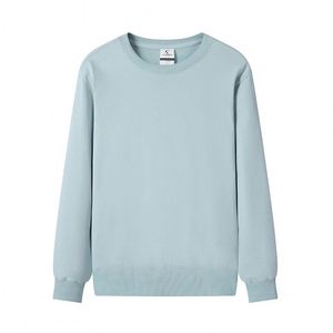 Sweat-shirt unisexe pour homme en coton/bambou épais, col rond, coupe ample, manches longues, imprimé en sérigraphie, écologique - Product Image 2