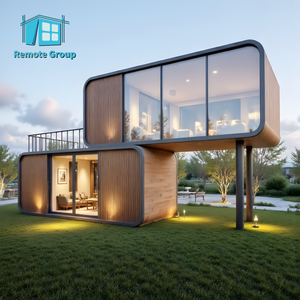 Tùy chỉnh 20ft 40ft xách tay prefab Tiny nhà viên nang Apple cabin container nhà Apple cabin nhà 2 tầng nhà thiết kế - Product Image 3