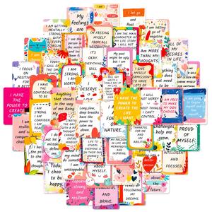 50 autocollants de <span class=keywords><strong>motivation</strong></span> pour le lieu de travail, citations positives, autocollants adhésifs imperméables, autocollants de graffiti - Product Image 1