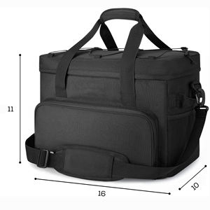 Sacs de voyage isothermes souples et pliables de 15 L, étanches, pour pique-nique, glacière et boissons (24/48 canettes) - Product Image 4