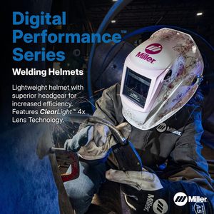 Casco de Soldadura Miller Digital Performance ClearLight 4x con Oscurecimiento Automático y Diseño Burn Blossom de Visión Completa - Product Image 2