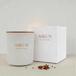 Vela Aromática de Lujo para Sala de Estar o Bodas, Producción OEM al por Mayor de Fábrica AIKUN - Product Image 2