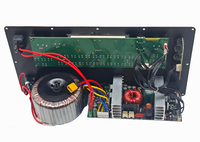 Carte d'amplification audio DSP pour enceinte sur chariot HN-ABF7102, AC220V, Bluetooth 9.0, double microphone, entrée guitare, carte d'amplification de puissance pour karaoké