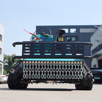 Tondeuse à gazon télécommandée de haute qualité tondeuse à gazon sur chenilles tout Terrain tondeuse à gazon Robot automoteur pour l'agriculture