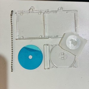 พวงกุญแจแผ่นซีดี NFC 1 ชิ้น พร้อมกล่องใส่ซีดีขนาดเล็ก อุปกรณ์เสริมสำหรับทำของที่ระลึก พวงกุญแจอัลบั้ม สำหรับตกแต่งกระเป๋าเป้ DIY - Product Image 4