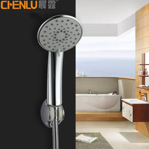 Cabezal de Ducha Portátil Redondo con Función de Lluvia, ABS, Fácil Instalación, 8190 Gris, Juego de Tres Piezas - Product Image 4