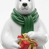 Statue d'ours en résine personnalisée avec éclairage LED, grande sculpture pour parc à thème d'Halloween, accessoire photo, cadeau d'entreprise