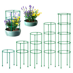 <span class=keywords><strong>Plante</strong></span> en pot Cage Rack Support Cadre Enduit De Plastique Fleur <span class=keywords><strong>Grimpante</strong></span> <span class=keywords><strong>Plante</strong></span> Stand Support Anneau <span class=keywords><strong>Plante</strong></span> Treillis - Product Image 1