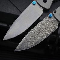 Draagbare Outdoor Edc Tool Vouwmes Stalen Mes Survival Pocket Mes Titanium Legering Handvat Voor Kamperen Dagelijks Gebruik Oem