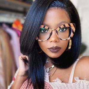 Gafas Ópticas Cat Eye para Mujer, Novedad 2021, Gafas para Computadora con Marco Grande, Anti Luz Azul - Product Image 3