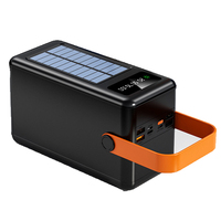 Banco de Energía de Gran Capacidad de 120000 mAh, Lámpara de Camping para Exteriores, Pantalla LED, Carga Rápida de 66 W, Bancos de Energía con 4 Cables Integrados