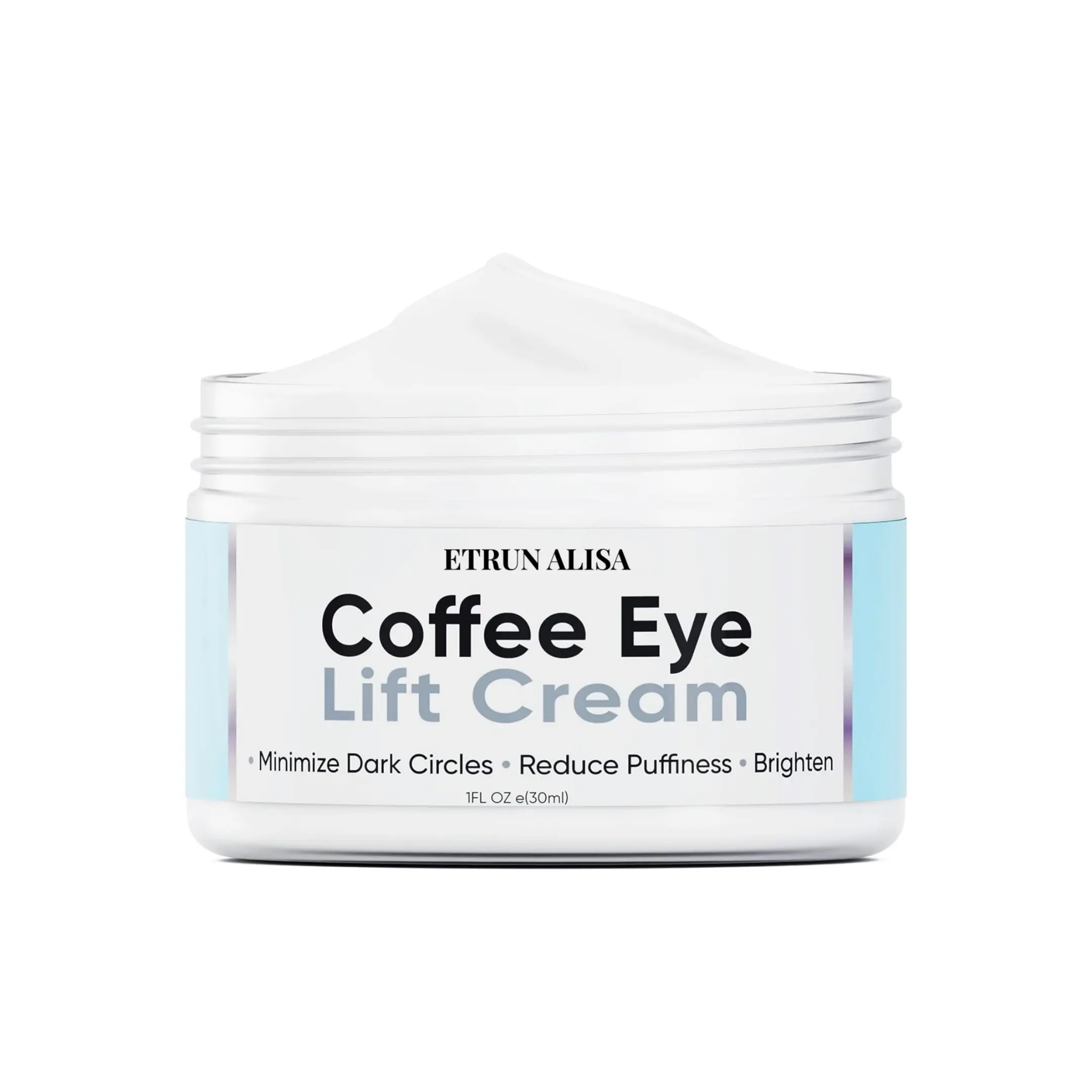 Private label Caffeine Eye Cream Brightens Dark Circles Anti Aging Anti Wrinkle coffee eye cream