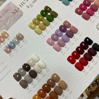 Lot de vernis à ongles gel mat 48 couleurs, longue tenue, écologique et non toxique, idéal pour la vente en gros et l'approvisionnement transfrontalier.