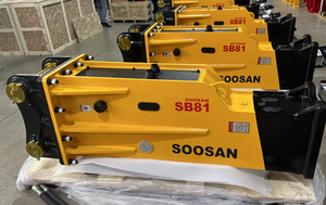 Martillo hidráulico Soosan SB81 para excavadora de 20 toneladas PC200, rompedor de rocas - Product Image 4