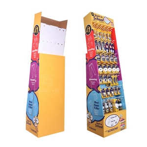 Tùy chỉnh thư mục các tông sàn móc hiển thị kệ cửa hàng bán lẻ giấy hiển thị hộp Markers sóng hiển thị các tông đứng - Product Image 2