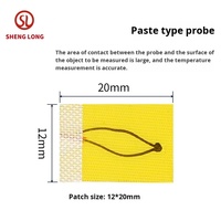 Sensor Suhu Tipe Pasta Termokopel TT-K-30+SMPW-K-M yang Dapat Disesuaikan, Probe Tempel Permukaan Tetap