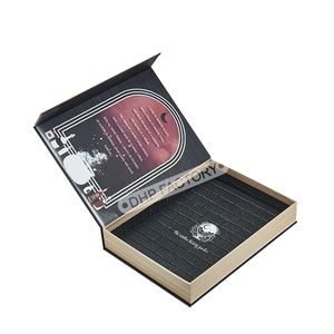 Caja de Regalo de Lujo con Forma de Libro, Diseño de Calavera de Serpiente Mística, Hecha con Materiales Reciclados Ecológicos, Cierre Magnético, Cajas Imantadas - Product Image 4