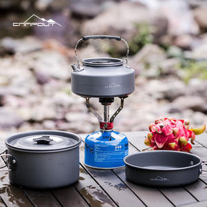 Juego de Utensilios de Cocina para Acampar Campout, 3 Piezas, 3-4L, Estufa Portátil, Equipo de Cocina para Exteriores - Product Image 1