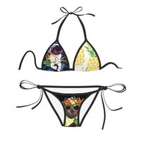 Maillots de bain personnalisés avec votre logo, design DIY, vêtements de plage d'été, taille unique, maillots de bain sexy, bikini élastique, ensemble de bikinis string