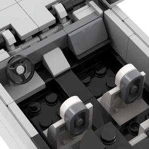 Voiture de course électrique MOC4139 personnalisée, jouet de construction, cadeau d'anniversaire, décoration d'intérieur - Product Image 3