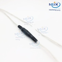 Connecteur de Câble d'Alimentation DC Étanche IP65 HE SHENG JIA XING D-038, Prise Mâle à Contacts en Cuivre, 2A 250V, Boîtier PVC, Adaptateur 4/8/10 Broches