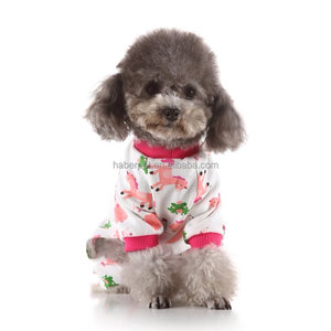 Pakaian hewan peliharaan, nyaman, katun, setelan tidur anjing dengan motif klasik untuk aplikasi kucing - Product Image 4