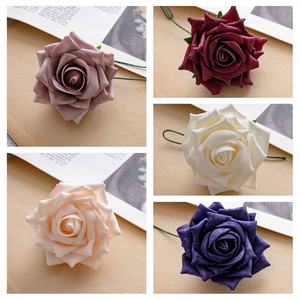 Champ de printemps Vente en gros Décoration de mariage Artisanat Rose <span class=keywords><strong>Fleurs</strong></span> artificielles Plantes vertes Style INS transfrontalier pour Thanksgiving - Product Image 3