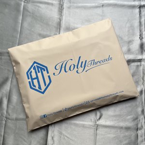 Custom Matte Peach Poly Mailers Bags Blue Logo Printed Self Adhesive <b>Waterproof</b> Shipping Envelopes For Clothing Apparel - Product Image 3
