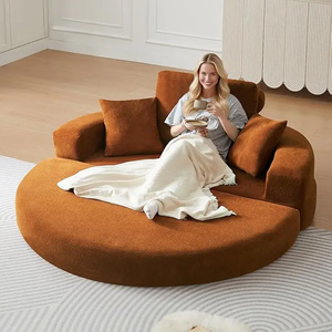 Nouveau canapé-lit extensible moderne et écologique 2026 pour salon et hôtel, emballé plat, portable, livraison facile - Product Image 1