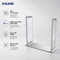 HAUMR Puerta de Seguridad RFID Antirrobo HF 13.56MHz, Puerta de Control de Acceso para Bibliotecas y Escuelas para una Circulación y Gestión Segura de Libros