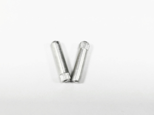 Goupilles de centrage cylindriques moletées en aluminium personnalisables, certifiées ISO, diamètre de tête 5 mm, tête personnalisable - Product Image 4