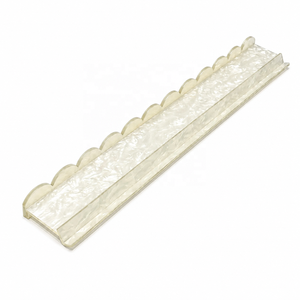 Ensemble de 4 supports à bords festonnés en acrylique pour Mahjong, 20 pouces, pour rangement de tuiles de Mahjong américain et accessoires de jeu - Product Image 3