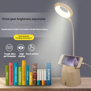 デスクランプアイラーニングプラグインLEDテーブルランプ学生寮寝室タッチベッドサイドランプ - Product Image 4