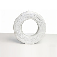 Câble chauffant en mica haute température fourni par le fabricant, en fibre de verre, doublement tressé, résistant au feu et ignifuge