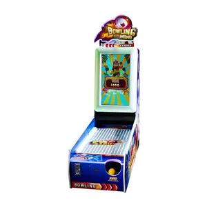 Fabrika ucuz fiyat Mini Bowling spor Arcade eğlence oyun makinesi topu atış oyunu Roiling Ball oyun merkezi için