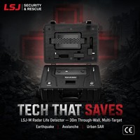 Détecteur de vie radar LSJ-M UWB 2D en temps réel pour la détection de survivants à travers les murs, pour le sauvetage après tremblement de terre et effondrations, portable sans fil IP67