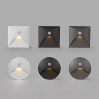 Lampe d'étape d'escalier de capteur de mouvement extérieur d'intérieur moderne, lumière d'étape de LED enfoncée par 3W