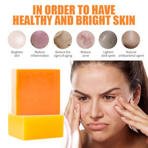 Savon Solide Curcuma 100g Hydratant et Éclaircissant pour le Visage et le Corps – Soin Profond et Nettoyant pour la Peau – Meilleure Vente - Product Image 4