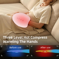 Masseur de mains intelligent et portable avec séparateur de doigts, chaleur, compression d'air compacte, dispositif de massage des mains avec minuterie et longue autonomie de la batterie