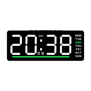 Nuova 6676 multifunzionale sveglia a LED per bambini semplice orologio da comodino al quarzo elettronico con Display digitale moderno - Product Image 5