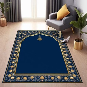 Tapis <span class=keywords><strong>de</strong></span> prière en velours cristal, style ethnique, antidérapant, résistant à l'usure, anti-poussière, anti-salissures, lavable à la main – Vente chaude transfrontalière - Product Image 2