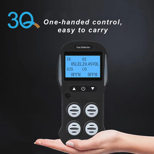 3Q Portable 4 in 1 <strong>Gas</strong> <strong>Detector</strong> Toxin Harmful <strong>Gas</strong> Concentration Alarm for Combustible Oxygen Carbon Monoxide <strong>Hydrogen</strong> Sulfide - Product Image 6