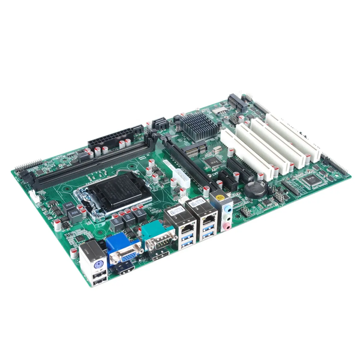 H310 8th /9th lga1151 ATX industrial motherboard with 4* PCI alot 1*pcie 16x. 1pcie 4x. 1*pcie1x dual lan.