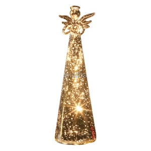 Angelo di vetro creativo personalizzato direttamente all'ingrosso di <span class=keywords><strong>natale</strong></span> angelo di vetro con luce a LED eco-friendly - Product Image 1