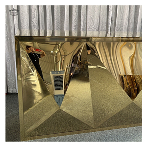 Giá thấp bán buôn thép không gỉ quầy <span class=keywords><strong>bar</strong></span> thiết kế sang trọng vàng bảng thanh - Product Image 3